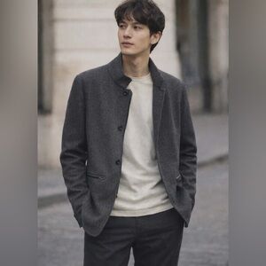 Lululemon Athletica Trailblazer Herringbone Suit Gray Men’s Jacket